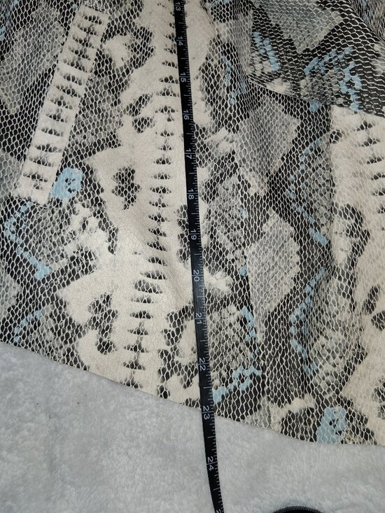 Joseph Ribkoff Snakeskin Print Open Front Cardigan Light Drape Jacket Sz 10 NEW - Picture 13 of 14